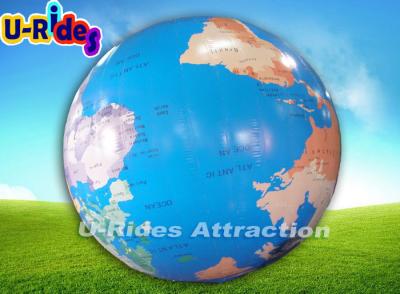 China Blue Inflatable Earth Globe for sale