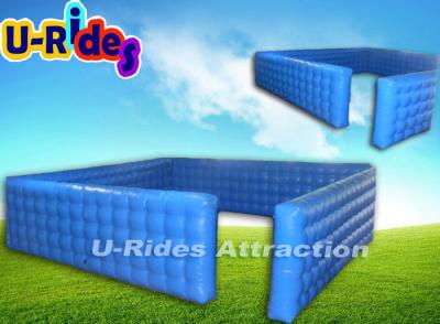 China Customized Inflatable Advertising Products , Blue Inflatable Wall Panel for sale