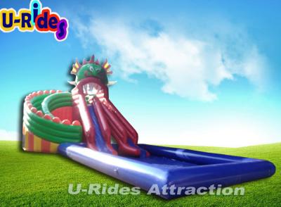 China Colorful Dragon Style Inflatable Water Park , Suitable for all people. for sale