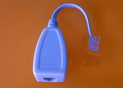 China Blue Custom DSL Filter Splitter , Adsl Microfilter Splitter OEM Service for sale