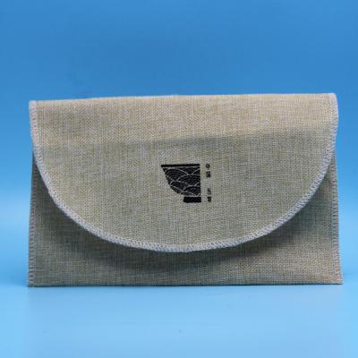 China Customized Recyclable Jute Burlap Wrap Sack Hemp Sack With Printing Logo for sale