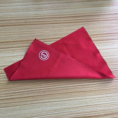 China Sustainable Silk Screen Printing Microfiber Cleaning Cloth for sale