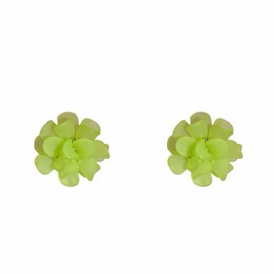 China Environmentally friendly small fresh flower earrings explosion fashion temperament niche design female Korean earrings for sale