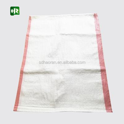 China Price Recyclable Drawstring Construction Material Cheap Waste White PP Woven Bag for sale