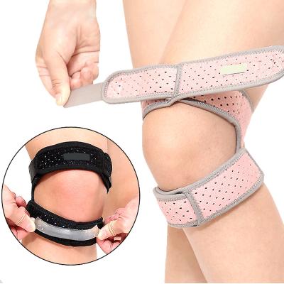 China Adult Keepeak Sports Knee Support Compression Sleeve Knee Brace with Patella Gel Side Stabilizers and Pads for sale