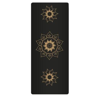 China Waterproof / eco friendly natural rubber fitness pilates PU yoga mat eco-friendly Keepeak 5mm custom logo for sale