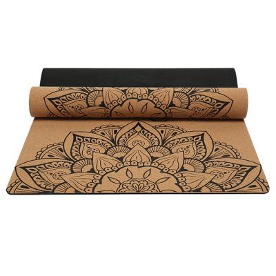 China Keepeak Non Slip Private Label Waterproof / Eco-Friendly / Non-Slip Custom Printed Cork Yoga Mat for sale