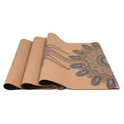 China Keepeak 5mm Eco-Friendly Waterproof/Eco-Friendly/Non-Slip Design Your Own Cork Yoga Mat for sale