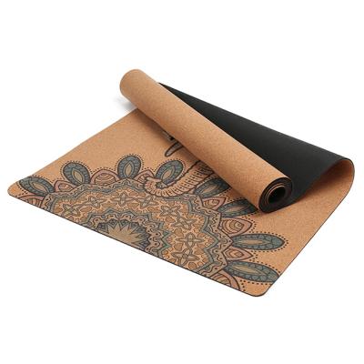 China Keepeak 5mm Eco-Friendly Waterproof/Eco-Friendly/Non-Slip Design Your Own Cork Yoga Mat for sale