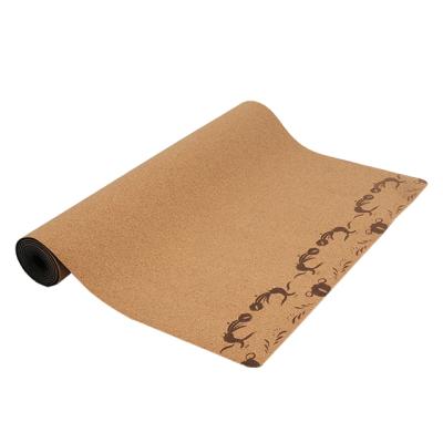 China Waterproof / Eco-Friendly / Non-Slip Custom Keepeak Logo Organic Printing Cork Yoga Mat for sale