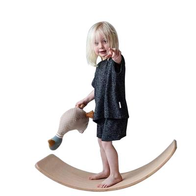 China Balance Forming Hot Selling Custom Keepeak Surf Wooden Kids Balance Board for sale