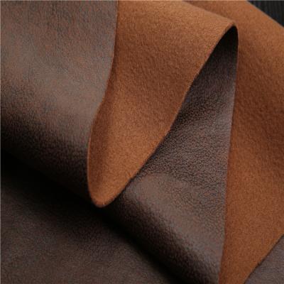 China Shrink-Resistant Bronzed Embossed Suede Fabric With Fleece Backing For Sofa Upholstery for sale