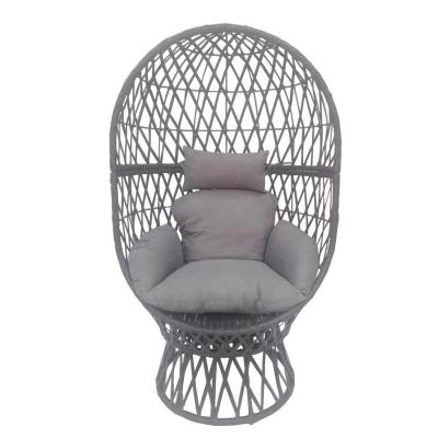 China Enjoy Standing Rattan Wicker Garden Sets Outdoor Rotating Chair Leisure Rattan Stand Swivel Chair for sale