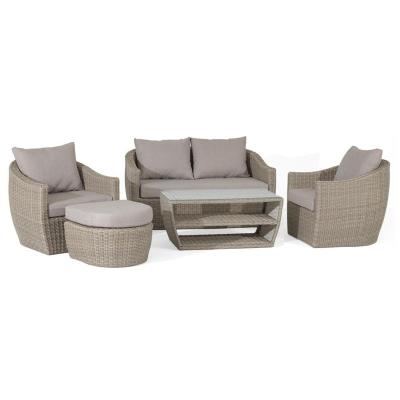 China Wicker Rattan 4pc Sofa Set Modern Outdoor Furniture PE for sale