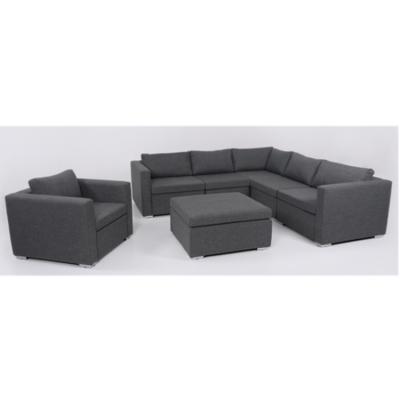 China Modern Outdoor Furniture Modern Patio Fabric Sofa Set Outdoor Garden Sofas 7pcs Sofa for sale