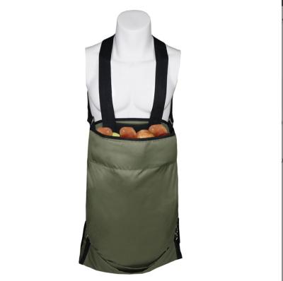 China Waterproof Tidy/Storage 600D Fruit Storage Apron Pocket For Picking Harvest Orchard Farm Garden Outdoor Heavy Duty And Adjustable Apron for sale