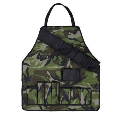 China Cleaning Camouflage Gag Gift for Cookouts Adjustable Strap Pockets and Bottle Open Amazon Hot Sale Camo Barbecue Grill BBQ Apron for sale