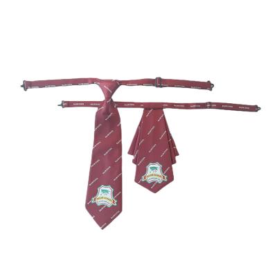 China Custom Bulk British School Ties Supplier School Ties With Logos And Free Color Changes YW-2030 for sale