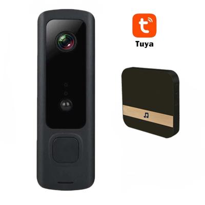 China Tuya Smart Home Wifi Doorbell Siren 1080P Wireless Door Bell Camera App Built-in Audio Visual Intercom Phone Call for sale