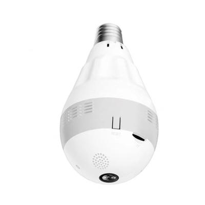 China PAN-TILT Bulb Light Wireless Fisheye Hidden IP Camera with 960P 360 Degree Panoramic View for sale