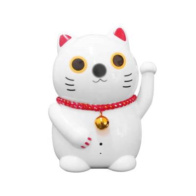 China 5000mAh Battery Lucky Fortune Cat Security Camera Built-in PAN-TILT HD 1080P Night Vision Motion Detection Cloud Store for sale