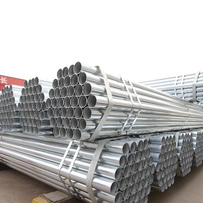 China High Quality Round Gas Pipe Structure Pipe Erw ASTM A500 Gr.B Hot Dip Galvanized Pipes for sale