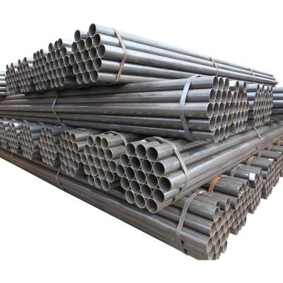 China High Standard Gas Pipe Manufacturer Hollow DIN ST52-3 Pipeline Carbon Erw Welded Round Steel Pipe for sale