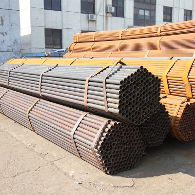 China Manufacturer's standard hot rolled carbon welded steel pipe ASTM A500 gr. Gas Hose China B With Black Painting for sale