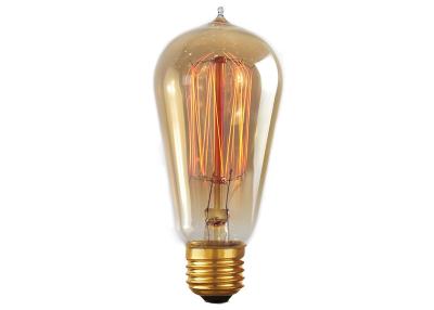 China Warm White Vintage Edison Light Bulbs E26 / E27 Screw Base 360D Beam Angle for sale