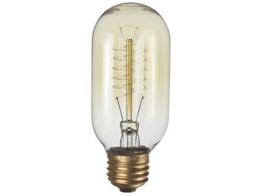 China High Temperature Resistance Vintage Edison Light Bulbs Amber Glass T45 Model for sale