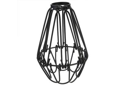 China Decorative CT2 Metal Light Bulb Cage , Ceiling Fan Wire Cage Pendant Light for sale