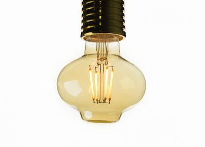 China Hammer Shape Edison LED Light Bulb Amber 4 Watt Squirrel Cage Filament 2300K for sale