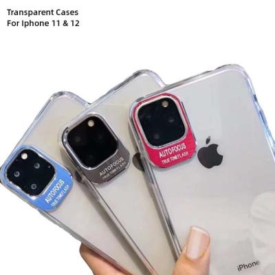 China New fashion clear transparent phone maker mobile cover case for Iphone 12 mini, iphone 12, 12pro and 12 pro max for sale