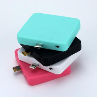 China Support 1000mah Mini Disposable Fast Charging Paper Power Bank for iPhone and for Android for sale