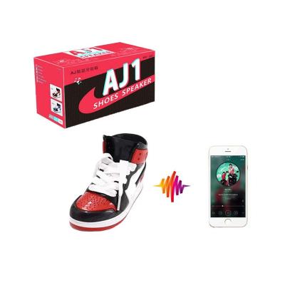 China Fashionable new arrival aj1 music sneaker shoes wireless speaker wireless speaker for male for female for sale