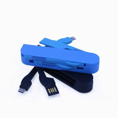 China CE ROHS 2 USB Charger Cable Perfect Mobile Phone Quality Swiss Army Pocket Knife For Promotional Gift for sale