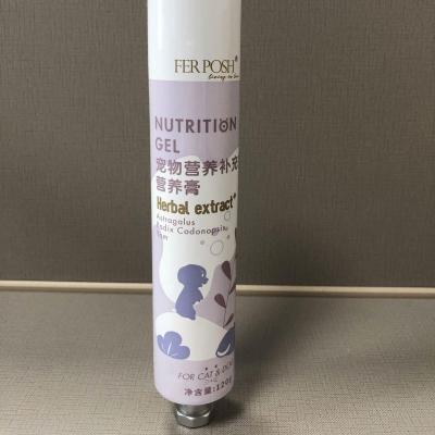 China Recyclable And Eco Friendly Cosmetic Packaging Tubes 10Ml Aluminum Hand Cream Handcream Aluminum Tube for sale