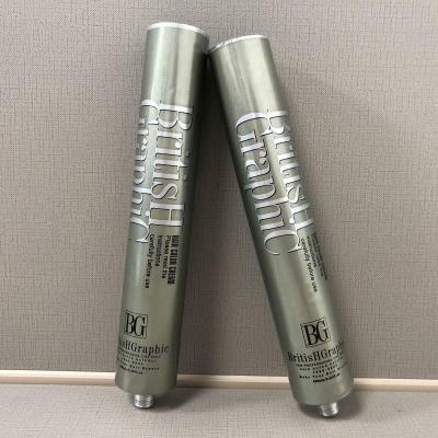 China ZIYANG Diameter 30MM Custom Round 32MM Round Cosmetics Creams Extrusion Collapsible Hose Hair Color Aluminum Packaging Tube for sale