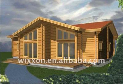 China prefab living wooden villa WIX-402013 for sale