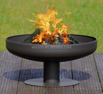 China Easily Assembled BBQ Grill Outdoor Heating Fire Bowl With Round Rack Base for sale