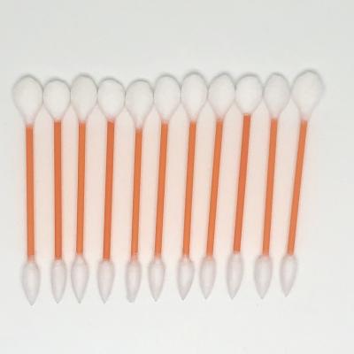 China Disposable Pointed Flathead Stick Plastic Cotton Buds Disposable For Make Up In Bulk for sale