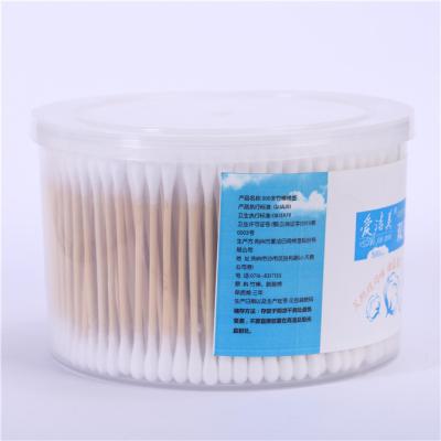 China Makeup and Cleansing Cotton Pads Disposable Sterile Bamboo Stick Soft Q-Tips for Makeup and Cleansing for sale