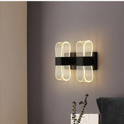 China Ultra-thin modern indoor bedroom living room led wall lamp light guide plate customization acrylic led wall lamps for sale