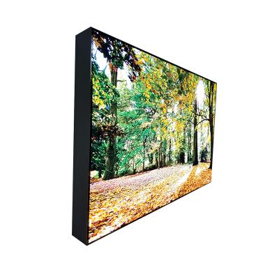 China Business Zone Aluminum Frameless Led Backlit Sign Advertising Outdoor Signs Fabric Light Box for sale