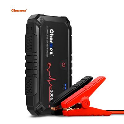 China Portable Car Jump Starter 12v Jump Starter For Rechargeable Batteries 230*104*38mm for sale