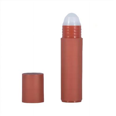 China Wholesale high quality 20ML cosmetic pp frosting perfume oil roll on glass bottle with trackball for sale