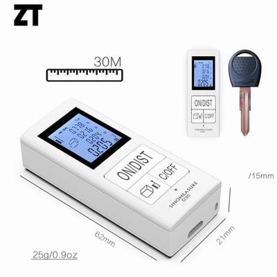 China Distance/Area/Volume/Pythagorean 30m Small Portable High Precision Digital Factory Supply Laser Distance Meter for sale