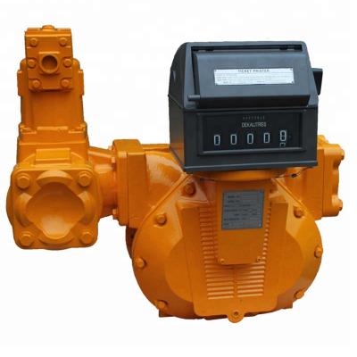 China For TCS Gasoline and Oil Mechanical Flow Meter Positive Displacement Flow Meter 2 Inch Flow Meter for Fuel Station for sale