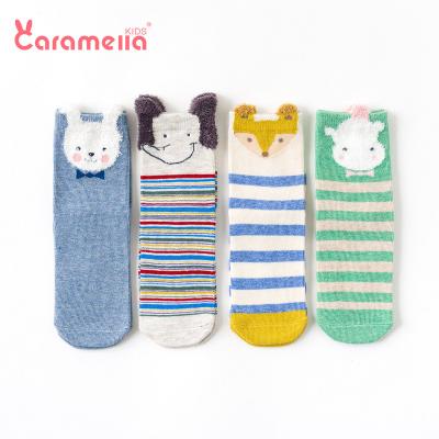 China Cute Teen Caramella Girls Winter Fall Cotton Viable Loose Tube Socks Funny Socks Kids Socks for sale