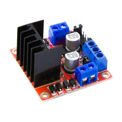 China Hot Selling Universal Board Stepper Motor Red Module Driver Board L298N Smart Car Robot for sale